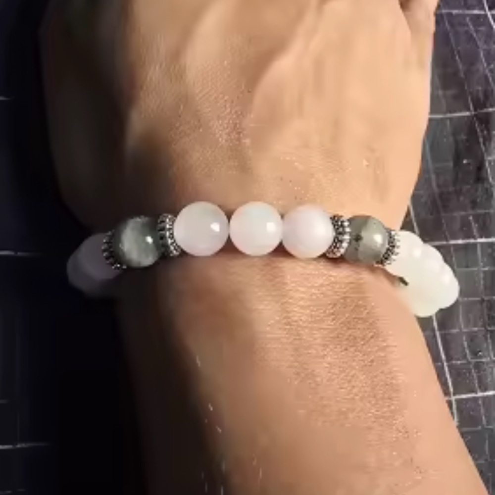 Healing Crystal Beaded Bracelet Natural Bracelet - Picture 4 of 9